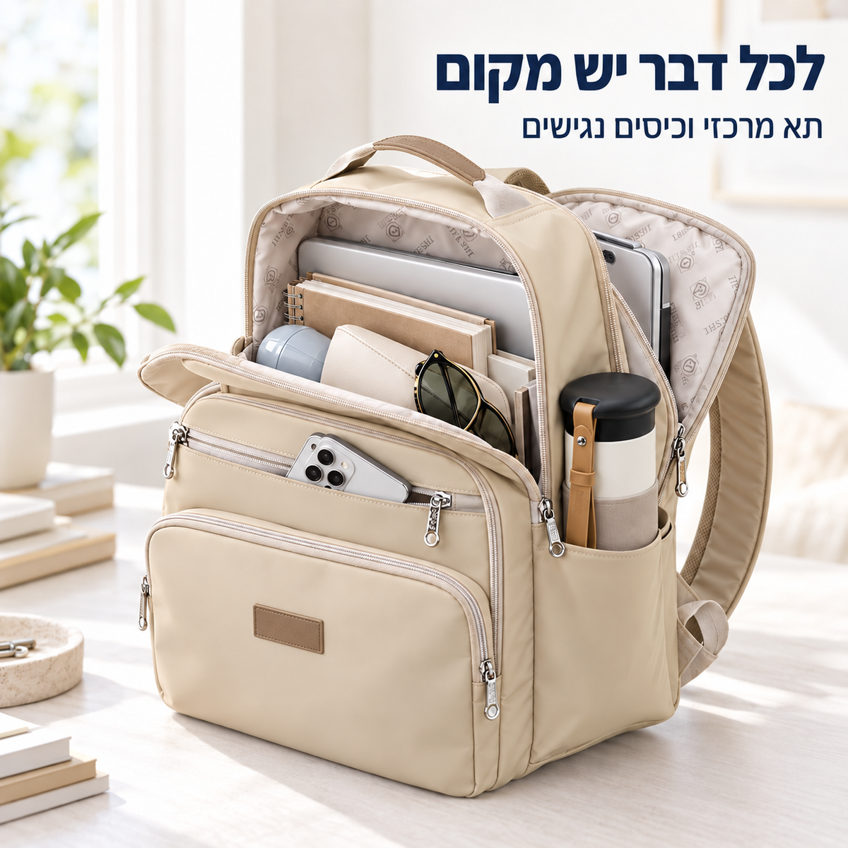 ROVIXO ROUTE | תיק גב מאורגן לנסיעות וליום־יום